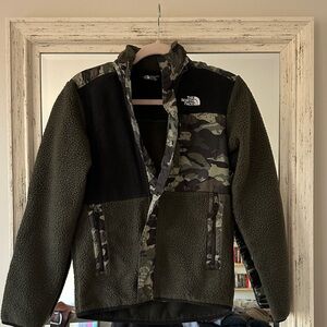 The North Face Kids Camouflage and Black Hoodie